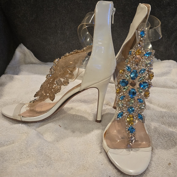 Dazzling Jewel-Embellished Heels - Picture 2 of 5